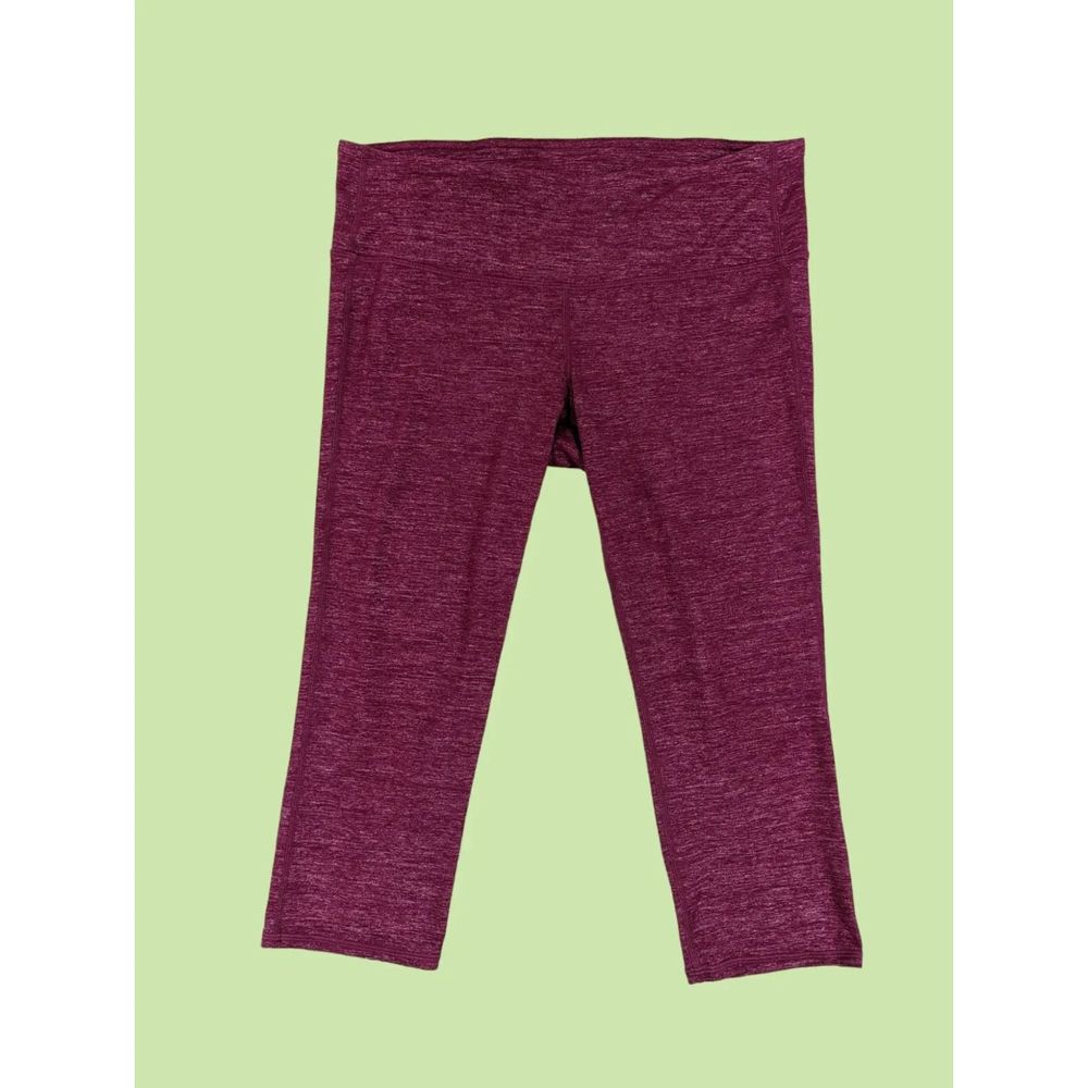 Athleta leggings‎ MP Gusset coolmax Capri length pants purple